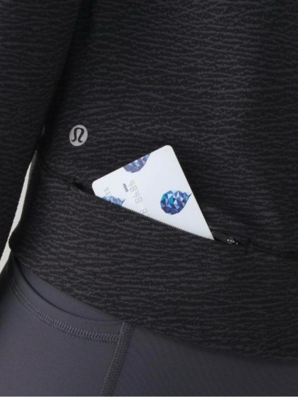 lululemon athletica Charcoal Black Lightweight Hooded Pullover​ - Picture 3 of 7